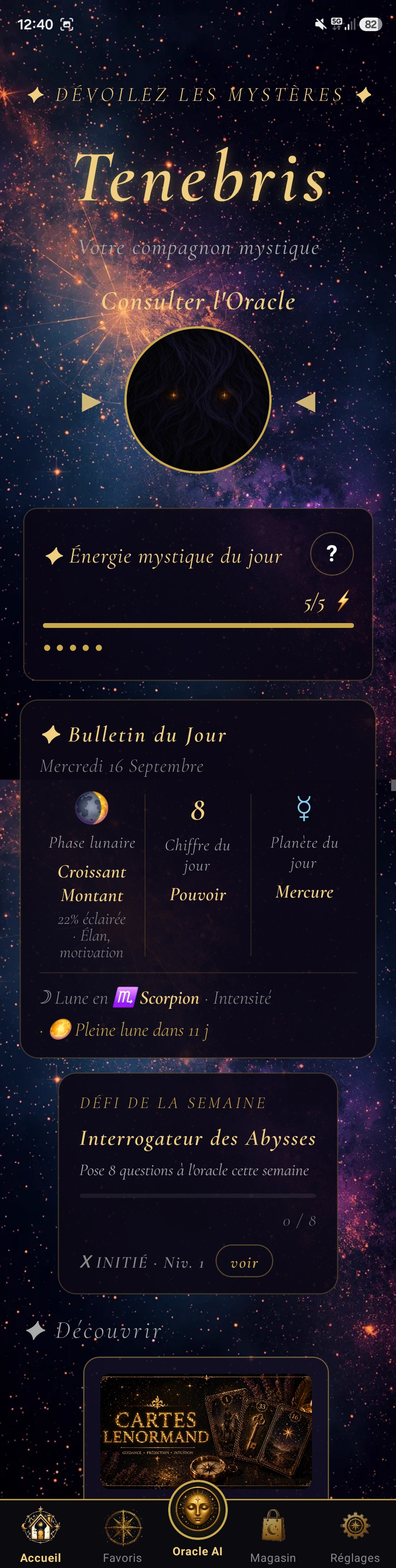 Écran Tenebris
